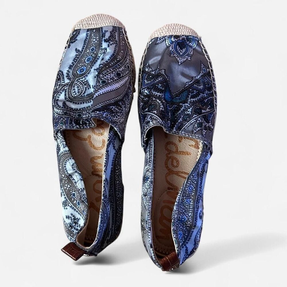 Cottagecore Coastal Sam Edelman Paisley Slip-On Flats – Size 6.5 - Picture 4 of 7
